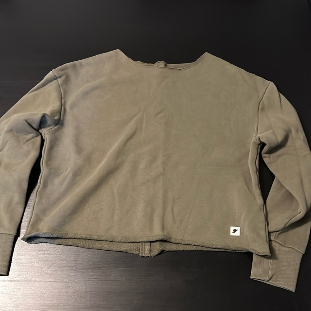 Fundamental Coast performance crop sweatshirt‎